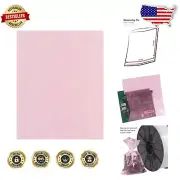 Pink Anti-Static Flat Poly Bags - 8" x 10", 1000 Count | Perfect for Electronics