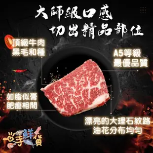 【一手鮮貨】日本鹿兒島頂級A5和牛燒肉(3盒組/牛肉片/火鍋肉片/烤肉片)