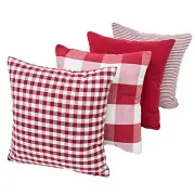 Throw Pillow Covers Cases Geometric Stripe Tartan Checkered Buffalo Check