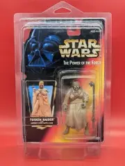 Star Wars Potf2 Collection 2 Tusken Raider Open Hand Variant Red Card With Case