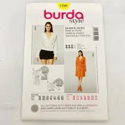 Burda SEWING Pattern 7199 Misses Dress Jacket Casual Long & Short Winter Fall