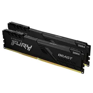 Kingston 金士頓 金士頓 FURY Beast 獸獵者 DDR4 3600 32G(16Gx2) 桌上型超頻記憶體(KF436C18BBK2/32)(9代CPU以上適用2048*8)