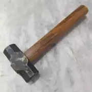 1 Kg Iron Round Flat Hammer Blacksmith Wooden Handle Useful hammer