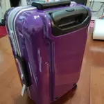 TRAVELER STATION行李箱登機箱(紫色鋁框)
