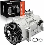 Frankberg Air Conditioning Compressor Air Conditioning Compressor with Clutch Compatible with Corsa E X15 Corsa E Box/Hatchback X15 Replace# 39006351, Includes Oil Pre-Frosted