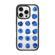 iPhone 16 Pro Impact Case MagSafe Compatible Blueberry Daubs