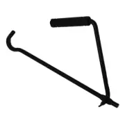 US STOCK Folding Car Scissor Jack Crank Lever Handle Lift Rod Post Garage Tool