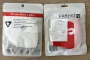 One - New - Door Dash Reusable Fabric Face Mask - *Sealed* & One Filtering Mask