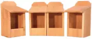 4 Cedar Nesting Boxes, for Robins, Cardinals, Bluebirds, Titmouse.... Bird House