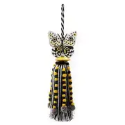 MacKENZIE CHILDS SPOT ON BUTTERFLY TASSEL BNIB