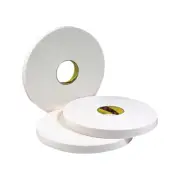 3M Double Coated Urethane Foam Tapes 4016, 1 Inches X 36 Yd, 62 Mil, Off-White