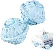 Wezalget Laundry Balls For Washing Machine, Non Detergent Lint Remover Laundry Balls, Odor Remover Home Cleaning Supplies For Families, College Students, Vacation, Traveling RV
