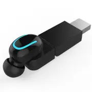Q13S Mini Wireless bluetooth Earphone Single Portable Bass Headset Earphone With USB Charger BLACK COLOR