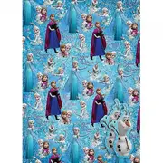 Frozen Gift Wrap Sheets (Pack Of 2) Blue/White One Size