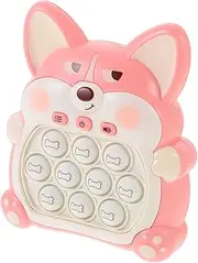ibasenice Cute Cartoon Bubble Pushing Game Boys and Girls Educational Toys Handheld Quick Pushing Toy Relaxation Pops Game