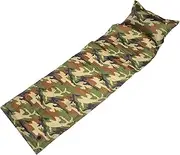 Happyyami Travel Sleeping Pad Pillow Automatic Inflation Cot Liner Polyester for Family Picnic