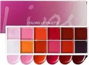 Lipstick Palette - Eye Shadow Palettes | 12 Colors High-Pigmented Hydrating Long-Lasting Waterproof Vibrant Shades for Teens Women Travel