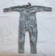 Bonds BZBVW 0MR Camo Snake Printed Zip Wondersuit Romper Size 3 New