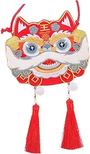 [Healeved] Han Chinese Clothing Decorative Bag Tiger Head Hat Crossbody Bag Storage Pouch for Kids