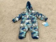 Lullaby Lane Dinosaur Print Snowsuit Boys size 3-6 month NWT