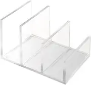 RUSSELL+HAZEL Acrylic Mini Desktop File Collator, Clear, 4.75” x 6.756” x 4” (31732)