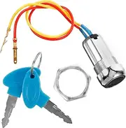 Alipis Keyed Ignition Switch for Electric Scooter Mopeds Durable Start Switch Lock Mechanism for Electric Vehicles Easy to Operate Reliable Safety