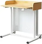ASSYA Mobile Podium Stand, Multifunctional Vertical Wooden Church Pulpit, Suitable for Classrooms, Concerts, Churches, Conference Rooms