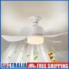 # Modern LED Ceiling Fan LED Mini Ceiling Fan E27 Base 3 Colors Dimmable 17.7 In