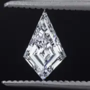 1.04ct KITE SHAPE LAB CREATED DIAMOND IGI CERTIFIED D VVS2 GEOMETRIC LOOSE 1ct