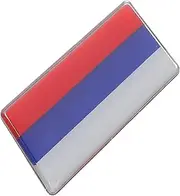 National Flag Car Decal Sturdy Badge Sticker for Trucks Cars Easy to Install Metal Tail Badge for Long Lasting Use and Eye Catching Design