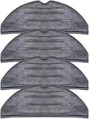 Compatible for Roborock, S8 S8 Plus S8+ S8 Pro Ultra G20 Double Vibration Mop Pad Vacuum Cleaner Robot Mop Rags Parts Mop Cloths Accessories(Mop Cloth X4)