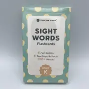 Grade K - Sight Word Flashcards 100+ Words - Think Tank Scholar - New Sealed