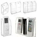 TV Remote Control Holder Stand Box Acrylic Wall Mounted Storage Organizer Box