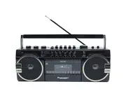 Precision Audio PA-4000 Portable Bluetooth Cassette Player (Black)