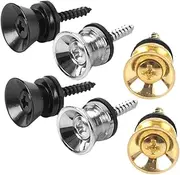UPKOCH Guitar Strap Locks Metal 6 Pack Guitar Strap Buttons for Attachment Repair Kit
