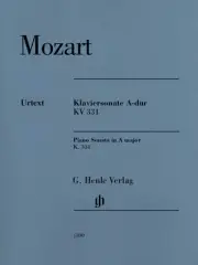 Mozart Piano Sonata A Major K331 300i Solo Sheet Music Revised Henle Urtext Book