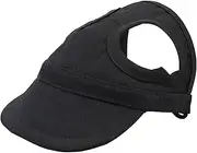 Dog Hats, Outdoor Sun Protection Puppy Hat, Adjustable Drawstring Pet Headwear with Ear Holes for Small to Large Breeds Animals Hot Weather Activities