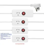 Arlec 4m Extension Lead With 4 Power Outlets Multiple outlets rated at 240V 10A
