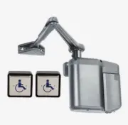 Norton ADAEZ Pro Complete Door Operator Hardwire Kit, 2 Square Push Buttons
