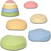 Little Orchard Stepping Stones for Kids, 5pcs Non-Slip Toddler Stepping Stones