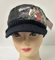 DISNEY Camp Rock Cadet Cap Hat Black New