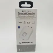 Scosche FlyTunes BTTWT-SP Wireless Audio Transmitter Bluetooth White