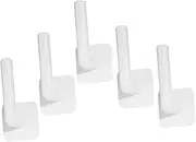 5pcs Nail- Wall Hooks Adhesive Hooks Adhesive Wall Hooks Household Wall Hooks Hanging Keys Hooks Sticky Wall Hooks Key Hooks Decorative Wall Hook Multi-use Wall Hooks