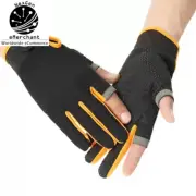 Summer Fishing Gloves 2 Finger Cut Touchscreen Anti-Slip Sunproof Breathable