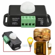 DC 12V-24V 8A Automatic Infrared PIR Motion Sensor Switch For LED Lighting Light