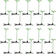 AUEAR, 20 Pack Green Bean Sprout Hair Clips Plant Hairpins Funny Little Grass Barrette hairpin for women Accessories