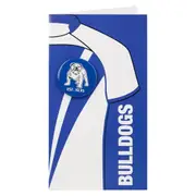 Canterbury Bulldogs NRL NRL Greeting Card with Badge Birthday Christmas Mothers day Fathers Day