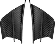 Sarini Motorcycle Wind Deflector Side Flow Vane Carbon Fiber Spoiler Wing for Motorcycle Modification No Drilling Required Easy Installation with Adhesive Backing 160g