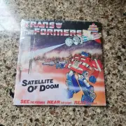Kid Stuff 1985 Transformers SATELLITE OF DOOM Book & Record SEALED