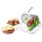 Deli Slicer - Slices Meat, Cheese, Bread - 6.5" Stainless Steel Blade - Adjus...